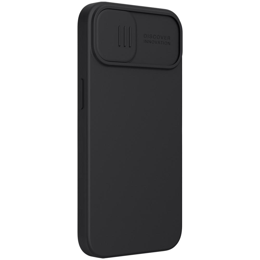 NILLKIN iPhone 13 Pro - NILLKIN MagSafe CamShield Silky Liquid Skal - Svart