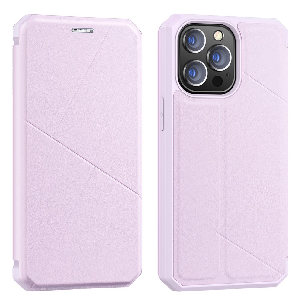 DUX DUCIS iPhone 13 Pro - DUX DUCIS Skin X Shockproof Läder Fodral - Rosa