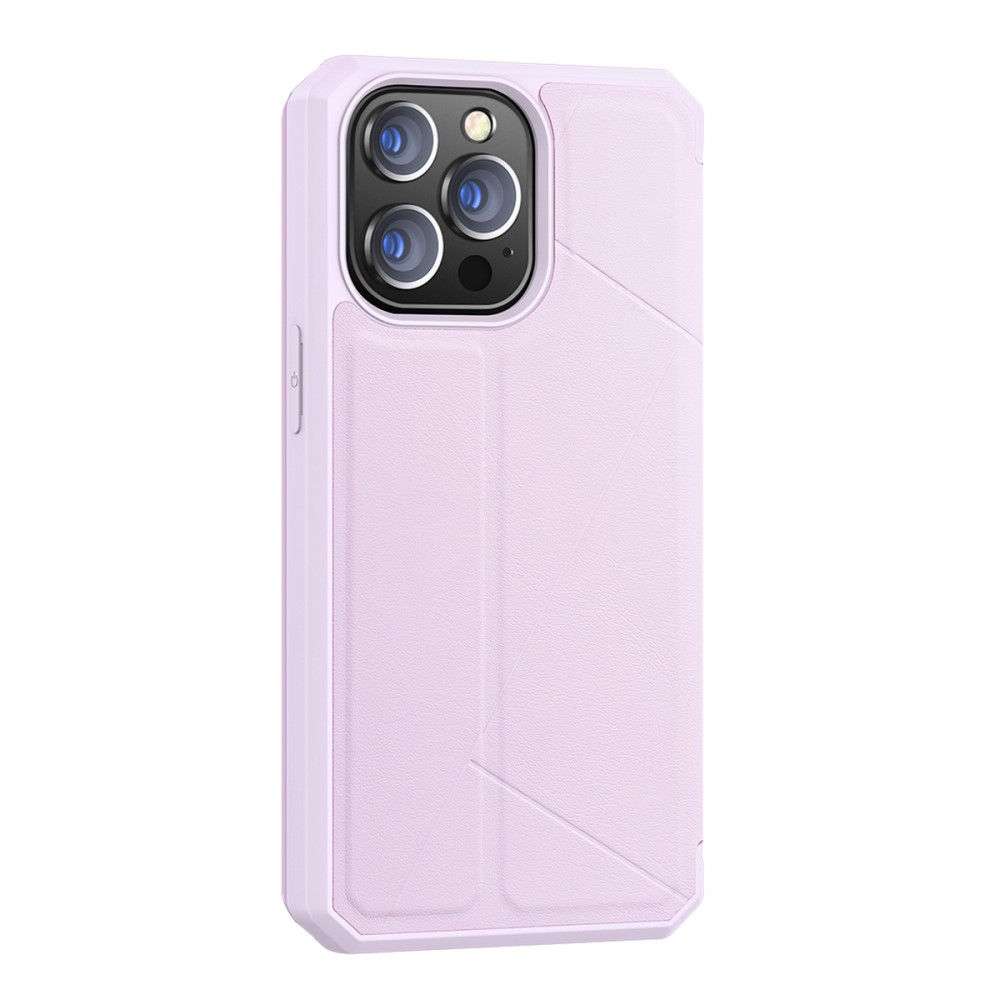 DUX DUCIS iPhone 13 Pro - DUX DUCIS Skin X Shockproof Läder Fodral - Rosa