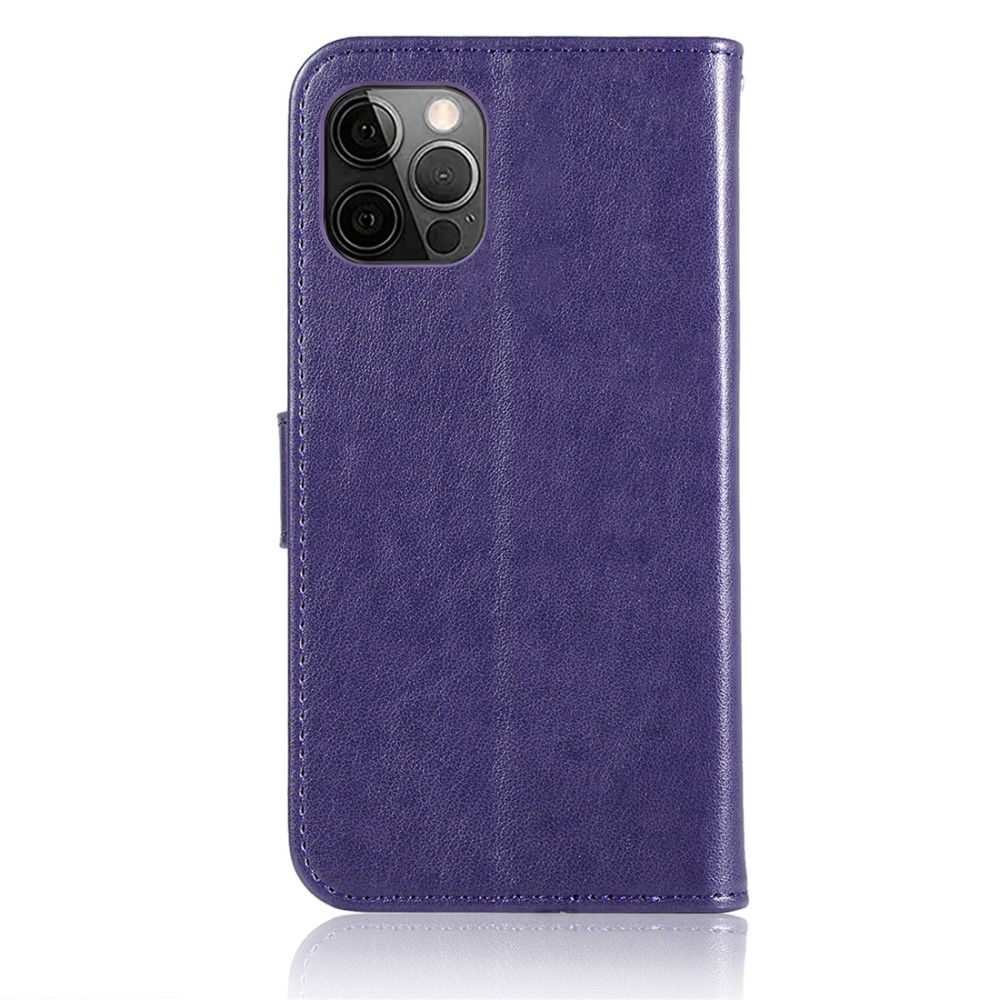  iPhone 13 Pro - Owl Dream Catcher Läder Fodral - Lila