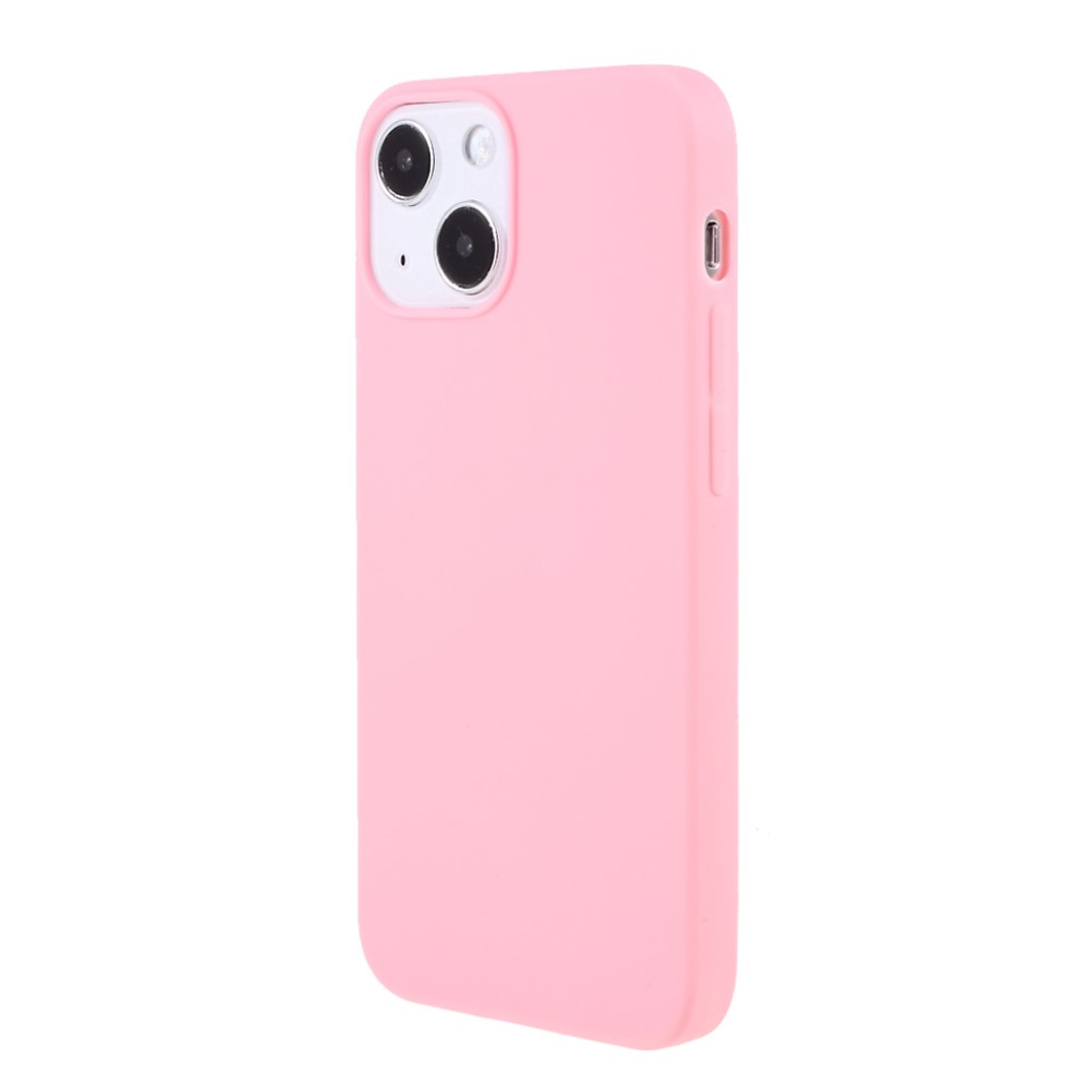  iPhone 13 Mini - Matt TPU Skal - Ljus Rosa