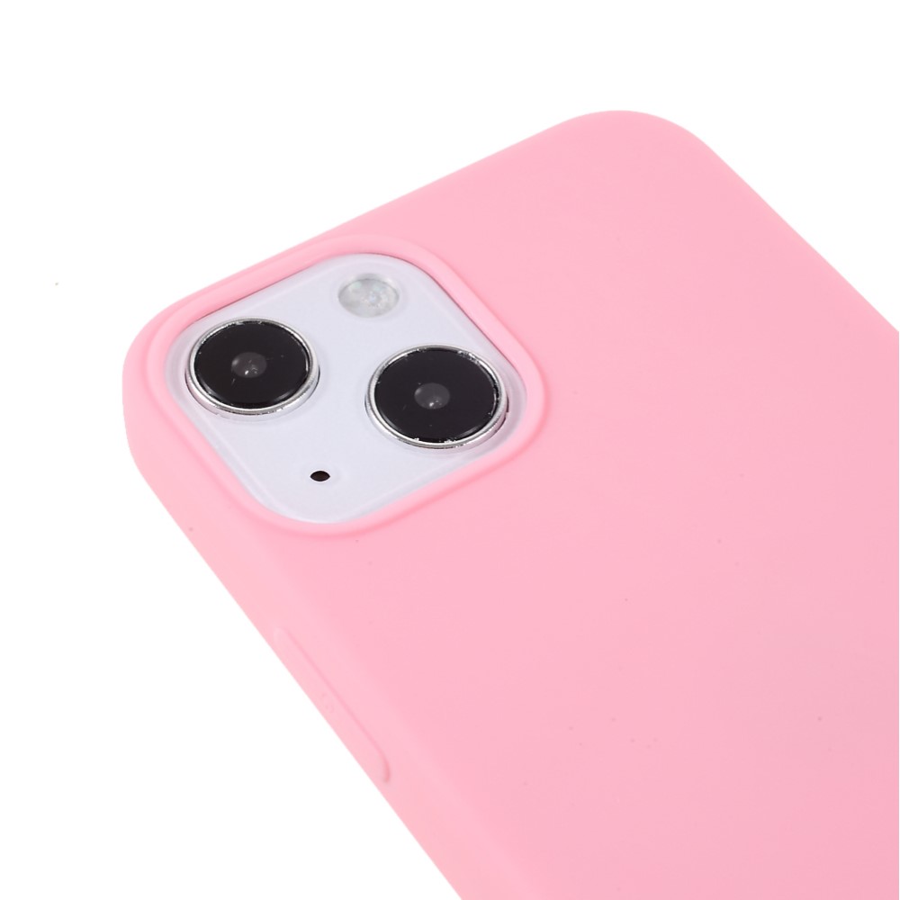  iPhone 13 Mini - Matt TPU Skal - Ljus Rosa
