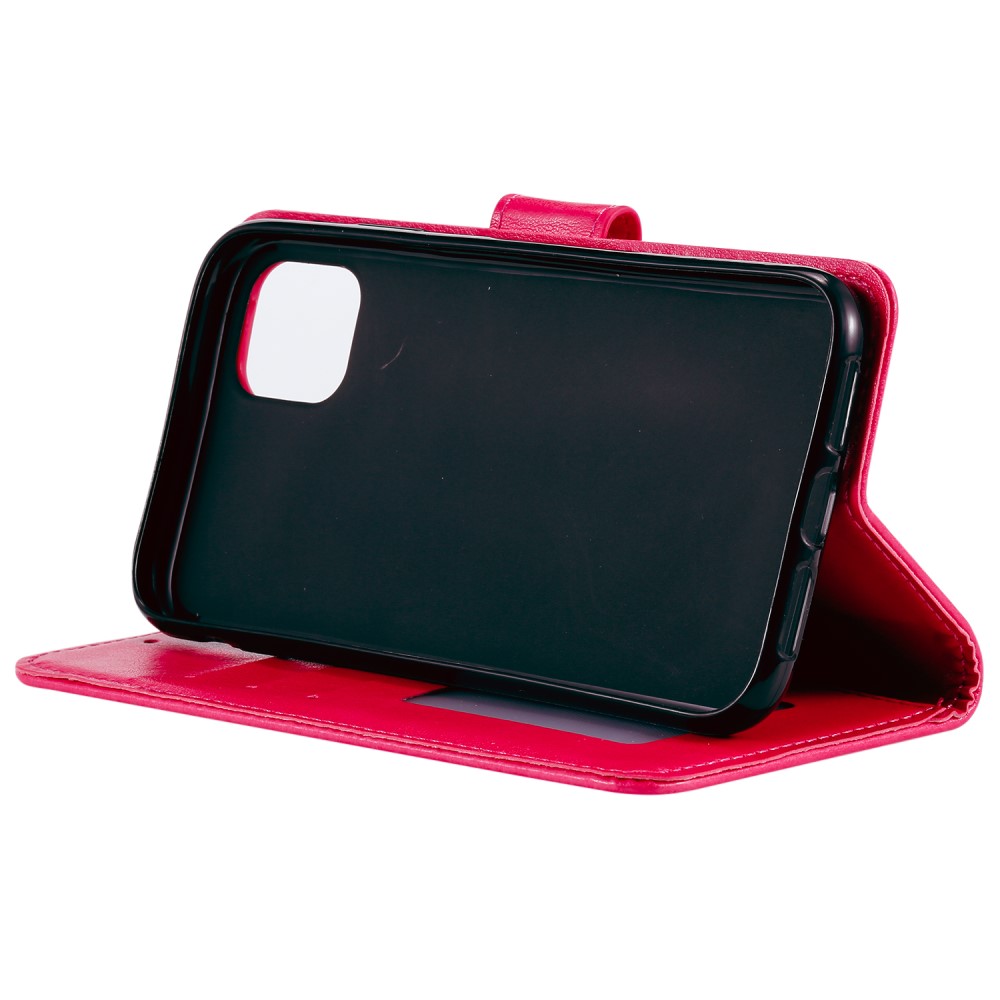  iPhone 13 Mini - Mandala Läder Fodral - Rosa