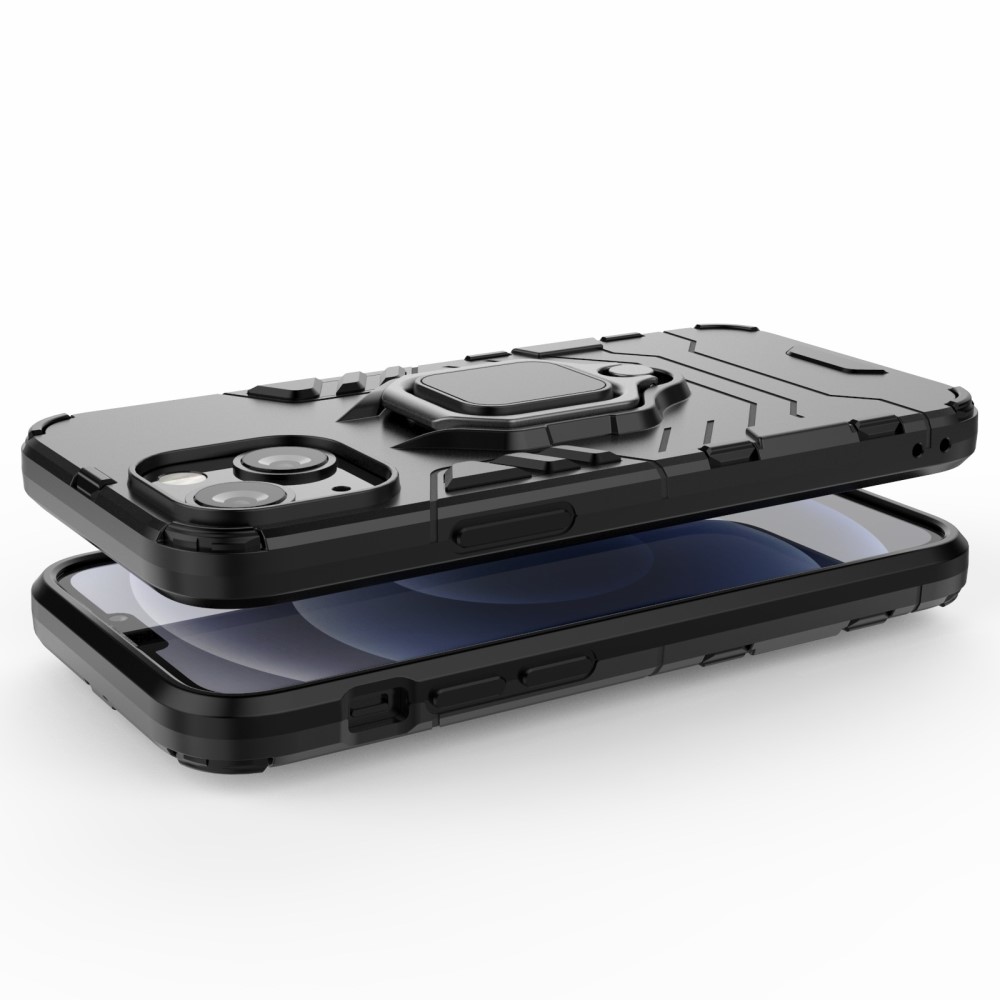  iPhone 13 Mini - Hybrid Ring Skal - Svart
