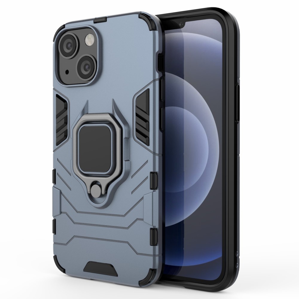  iPhone 13 Mini - Hybrid Ring Skal - Navy Blue
