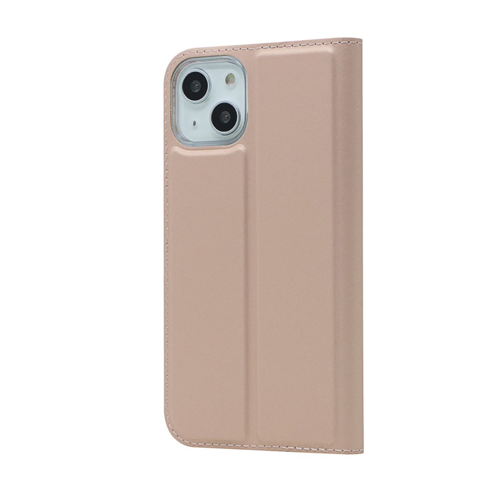  iPhone 13 Mini - Skin Touch Flip Fodral - Roséguld