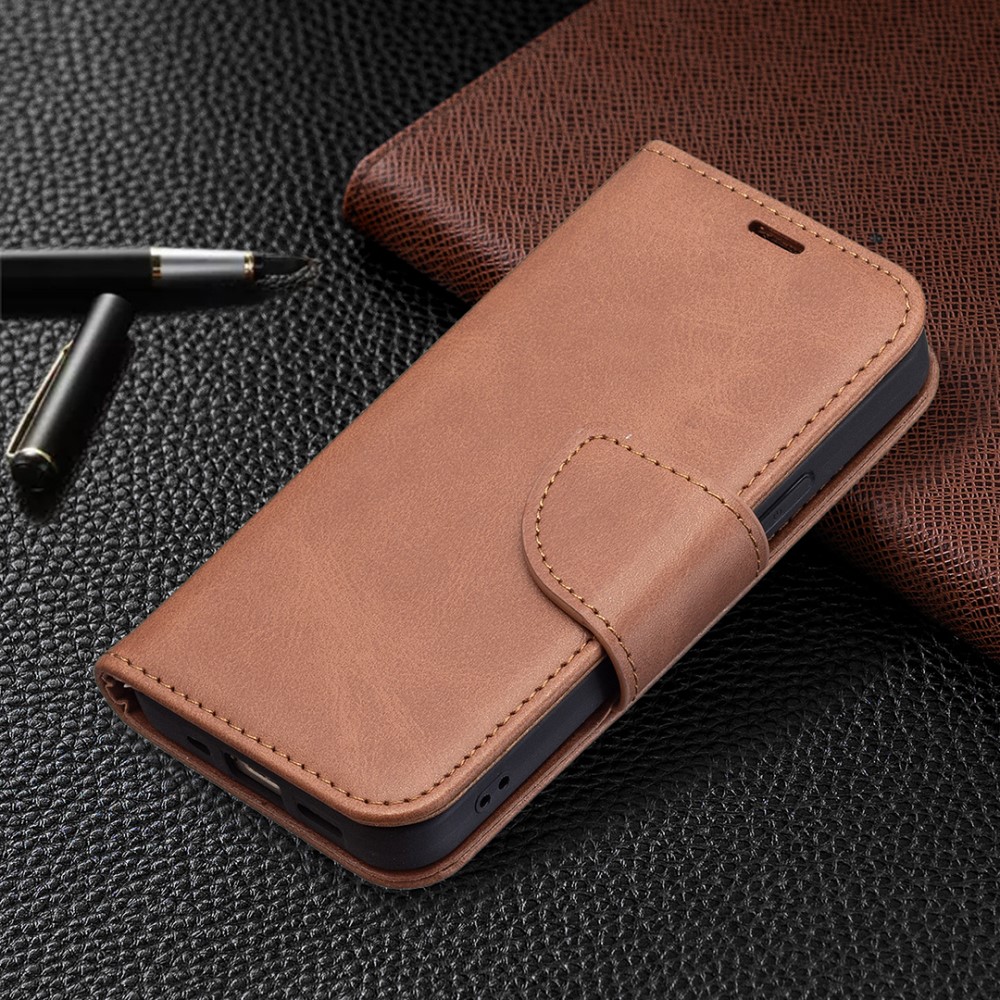  iPhone 13 Mini - Shark Solid Läder Fodral - Brun