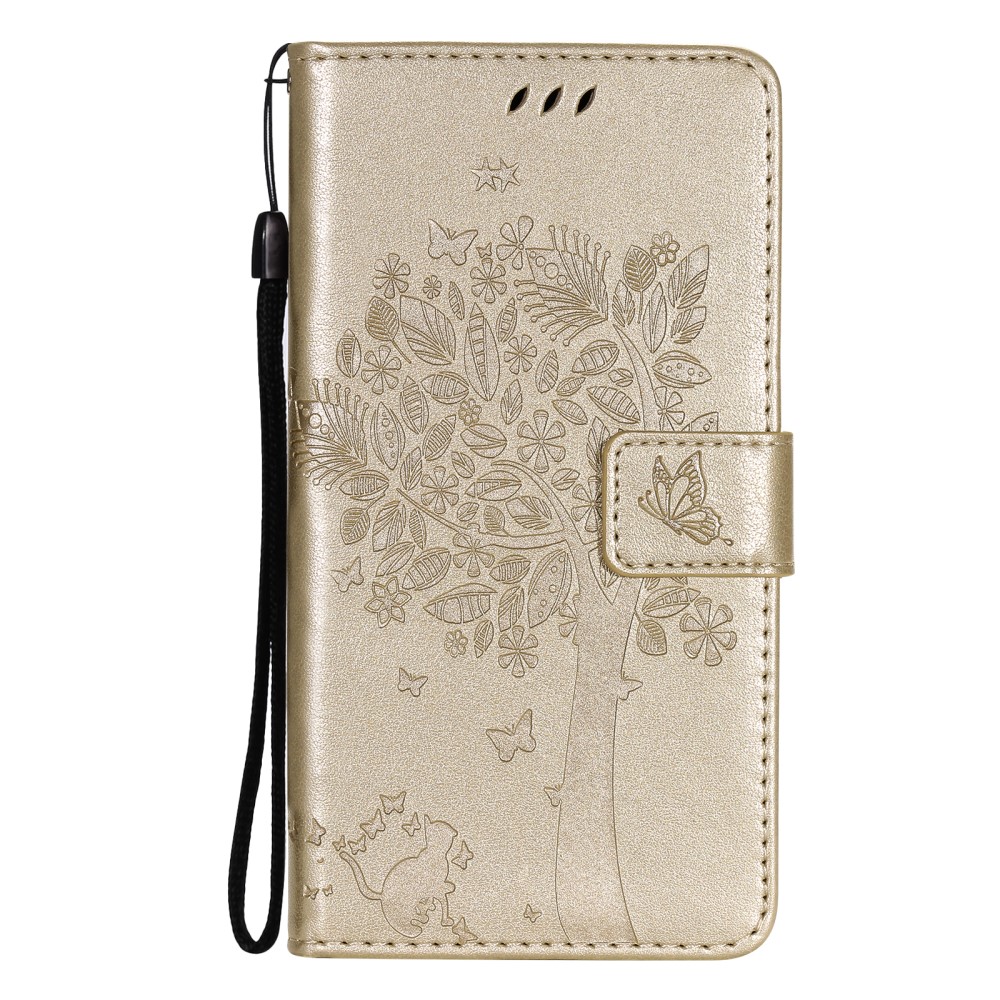  iPhone 13 Mini - Fodral Med Tryck - Guld