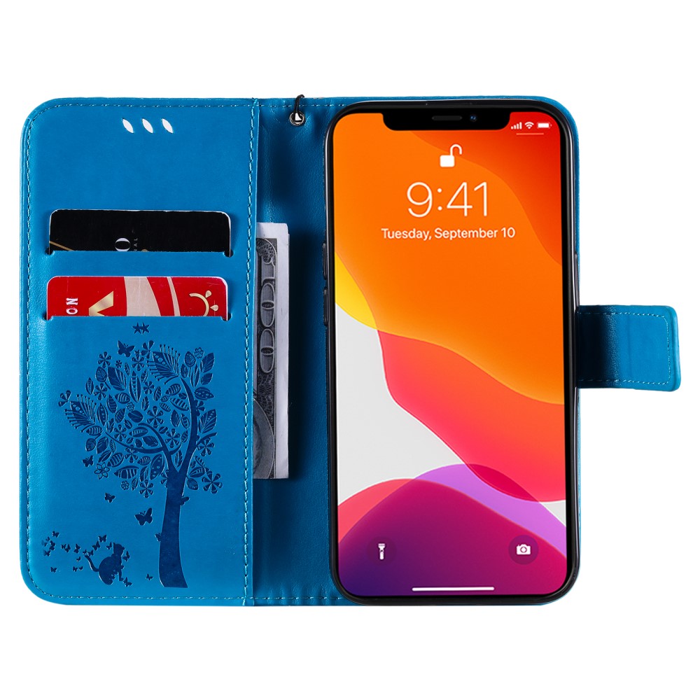  iPhone 13 Mini - Fodral Med Tryck - Blå
