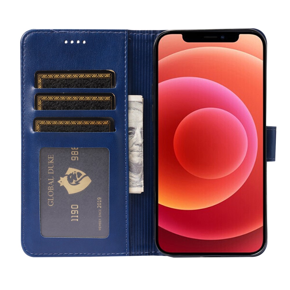  iPhone 13 Mini - Läder Fodral - Blå