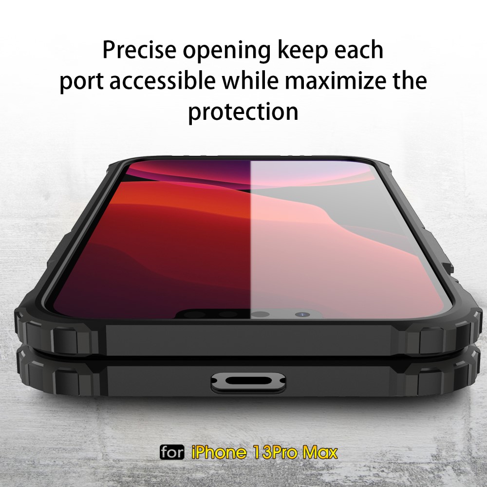  iPhone 13 Pro Max - Shockproof Armor Hybrid Skal - Guld