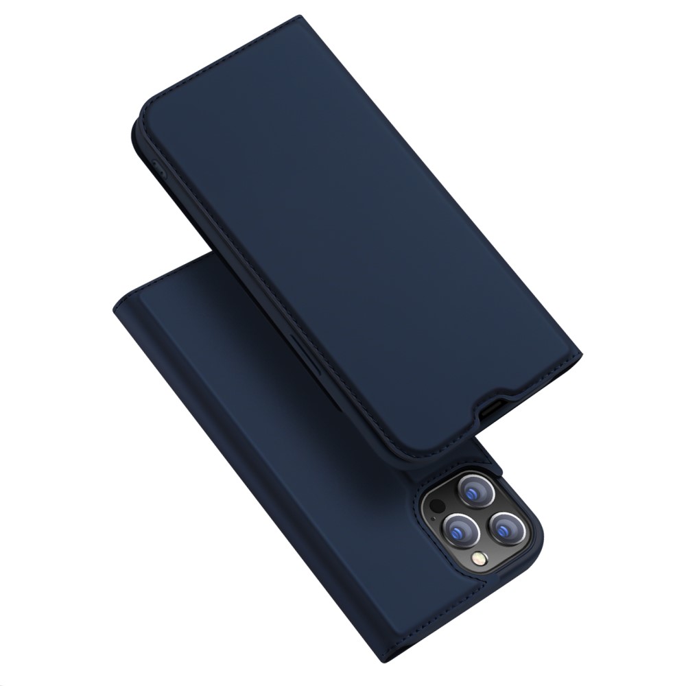 DUX DUCIS iPhone 13 Pro Max - DUX DUCIS Skin Pro Läder Fodral - Blå