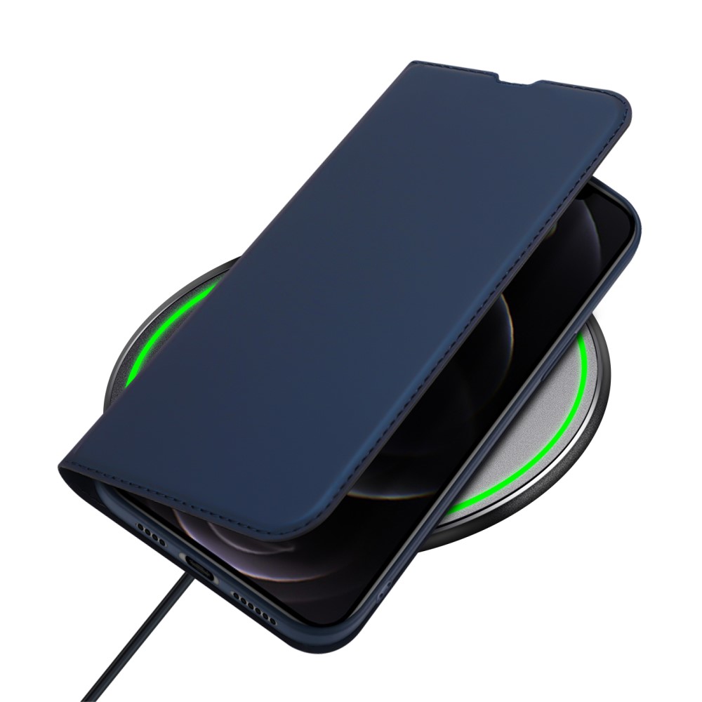 DUX DUCIS iPhone 13 Pro Max - DUX DUCIS Skin Pro Läder Fodral - Blå