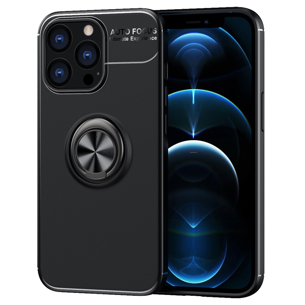  iPhone 13 Pro Max - Ring Skal - Svart