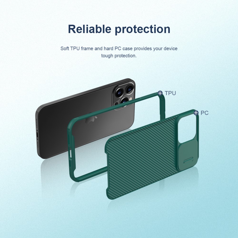 NILLKIN iPhone 13 Pro Max - NILLKIN CamShield Pro Skal - Svart