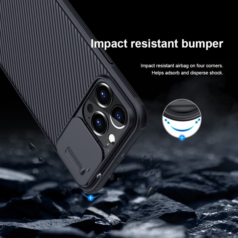 NILLKIN iPhone 13 Pro Max - NILLKIN CamShield Pro Skal - Svart