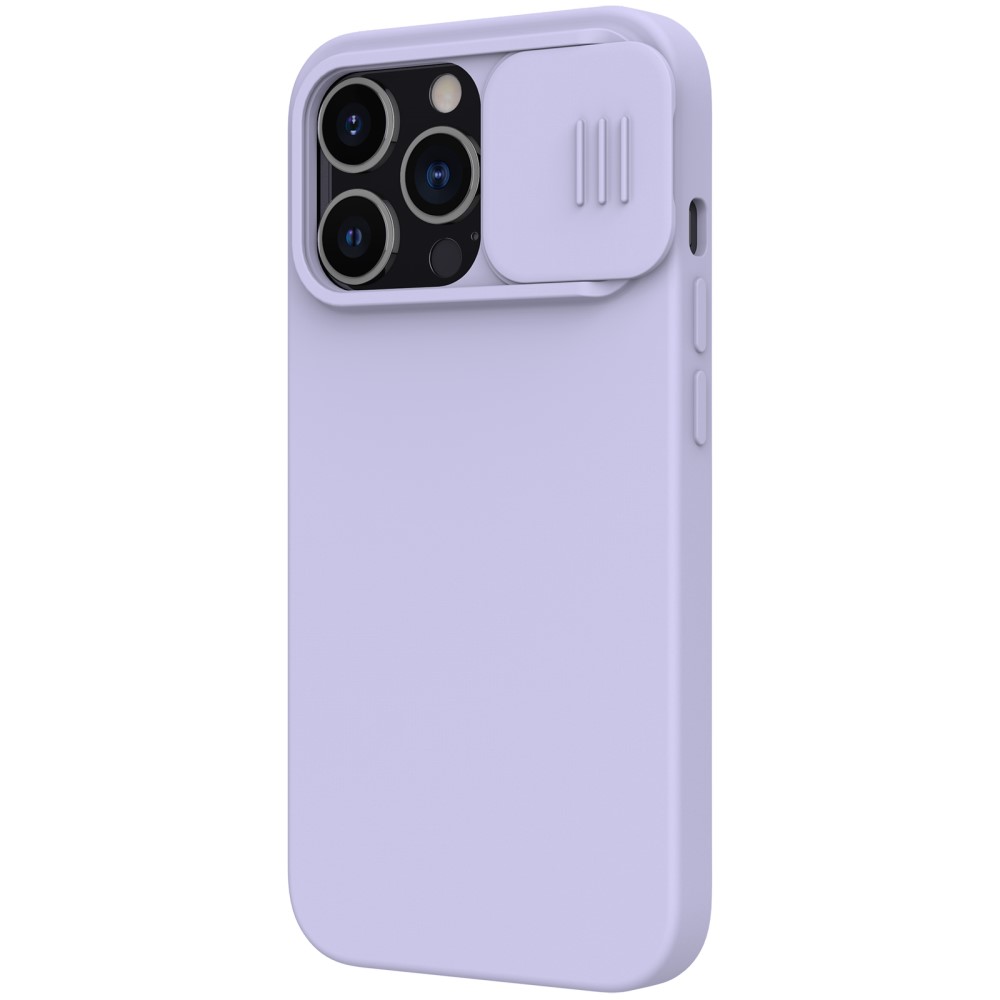 NILLKIN iPhone 13 Pro Max - NILLKIN MagSafe CamShield Silky Liquid Skal - Lila