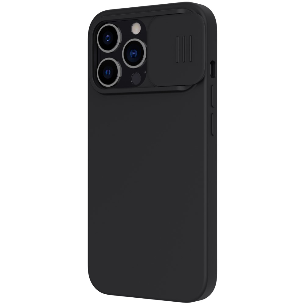 NILLKIN iPhone 13 Pro Max - NILLKIN MagSafe CamShield Silky Liquid Skal - Svart