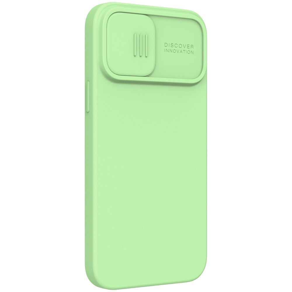 NILLKIN iPhone 13 Pro Max - NILLKIN CamShield Silky Liquid Skal - Grön