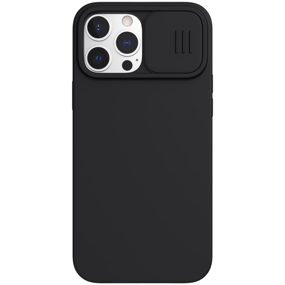 NILLKIN iPhone 13 Pro Max - NILLKIN CamShield Silky Liquid Skal - Svart
