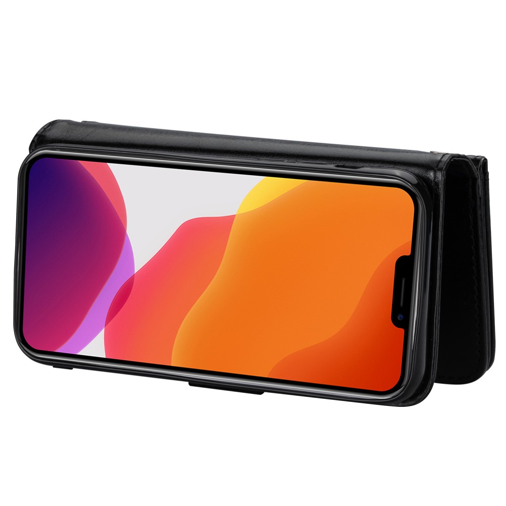  iPhone 13 Pro Max - 9-Korts 2in1 Magnet Fodral / Skal - Svart