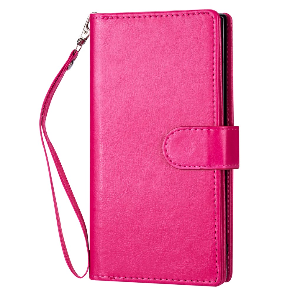  iPhone 13 Pro Max - 9-Korts 2in1 Magnet Fodral / Skal - Rosa