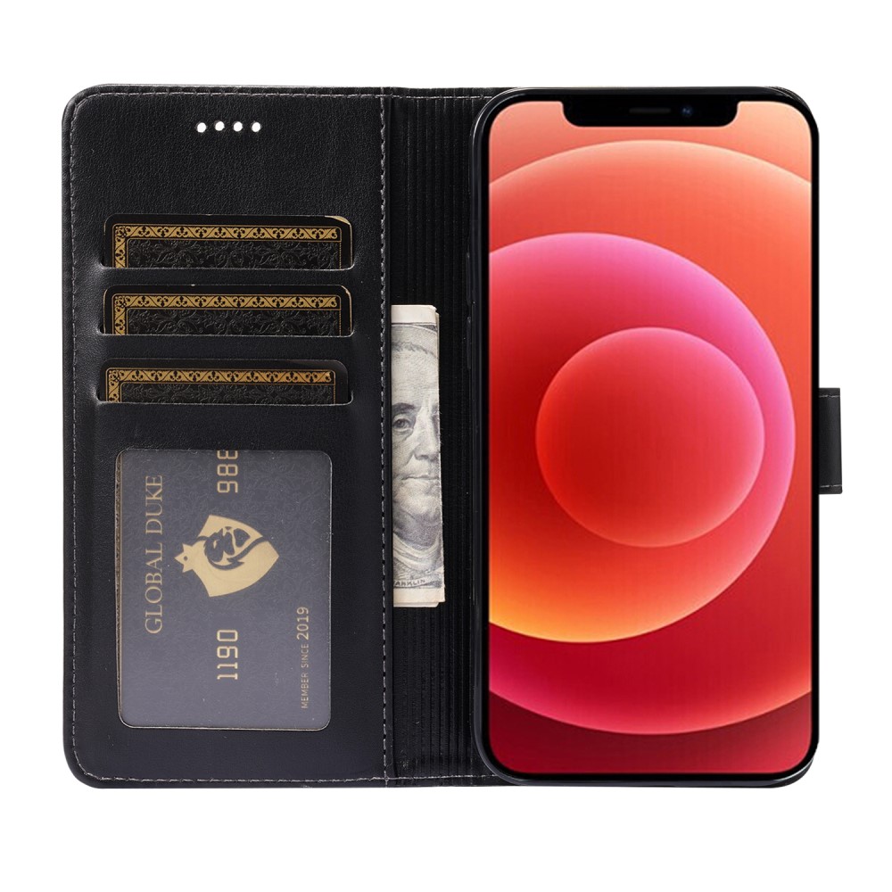  iPhone 13 Pro Max - Läder Fodral - Svart