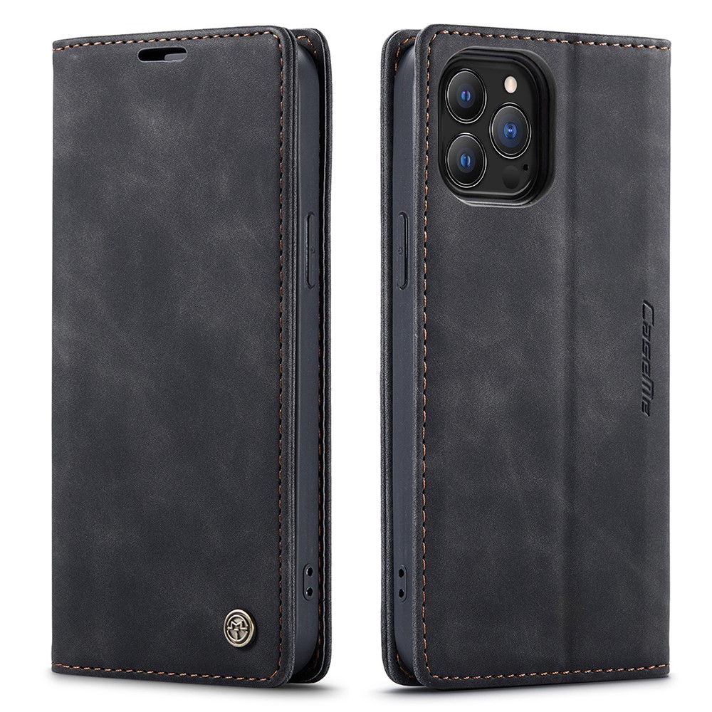 CASEME iPhone 13 Pro Max - CASEME Retro Fodral - Svart