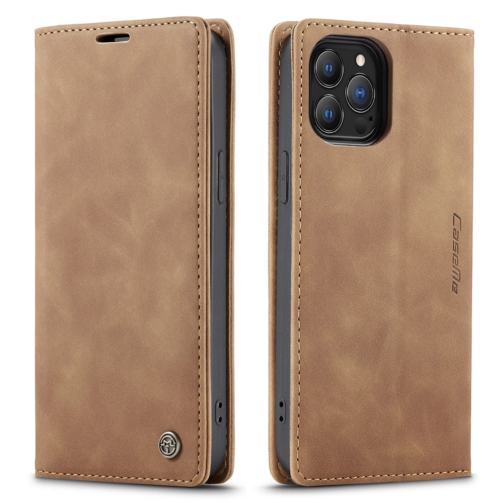CASEME iPhone 13 Pro Max - CASEME Retro Fodral - Brun