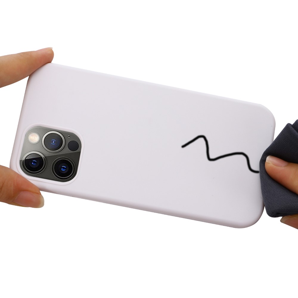  iPhone 13 Pro Max - MagSafe Liquid Silikon Skal - Vit