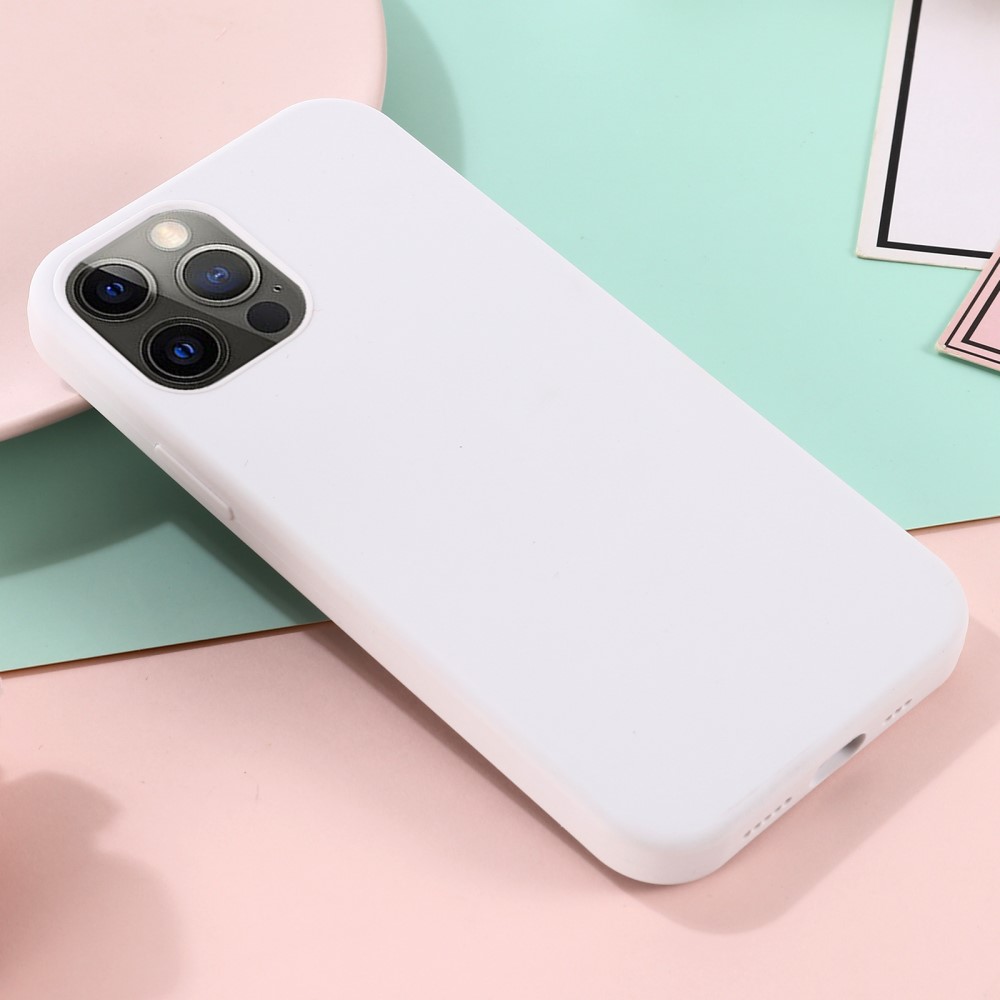  iPhone 13 Pro Max - MagSafe Liquid Silikon Skal - Vit