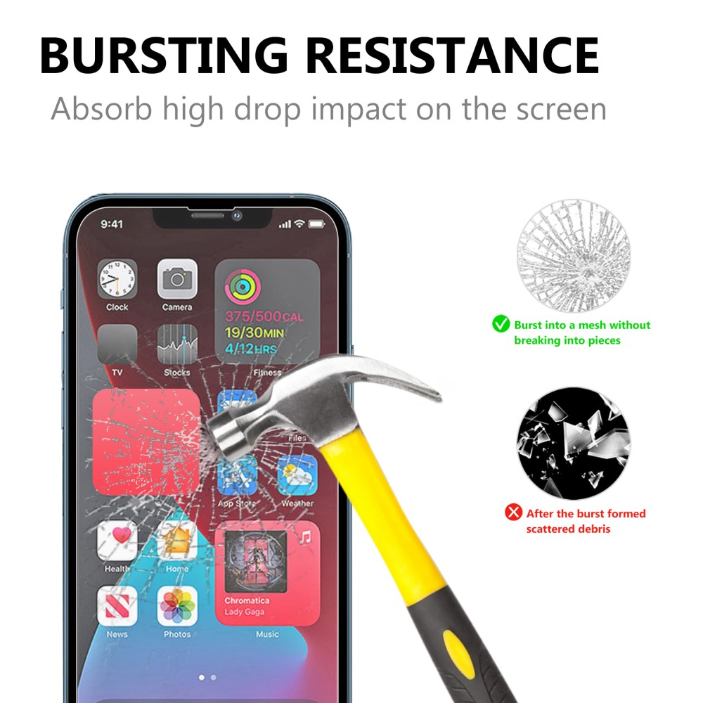  iPhone 14 Plus / 13 Pro Max - 2-PACK Skärmskydd I Härdat Glas