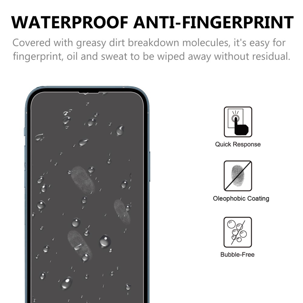  iPhone 14 Plus / 13 Pro Max - 2-PACK Skärmskydd I Härdat Glas