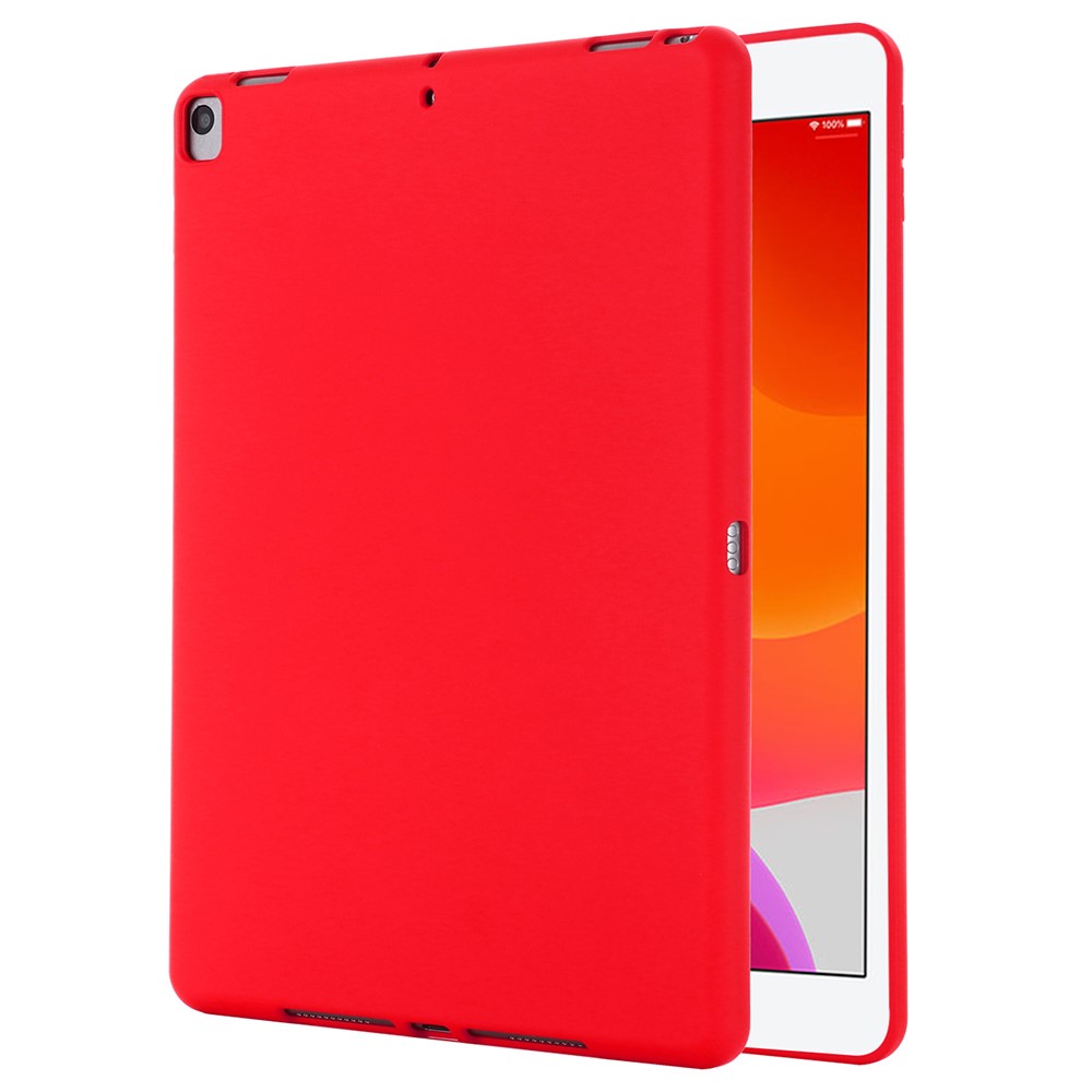  iPad 10.2 2019/2020/2021, Air 10.5 2019 Skal Liquid Silikon Röd