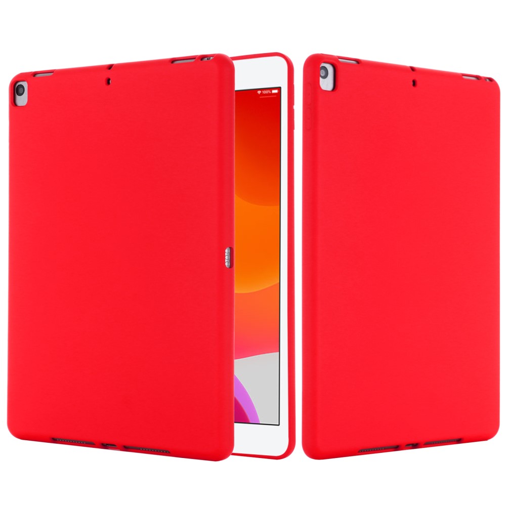  iPad 10.2 2019/2020/2021, Air 10.5 2019 Skal Liquid Silikon Röd