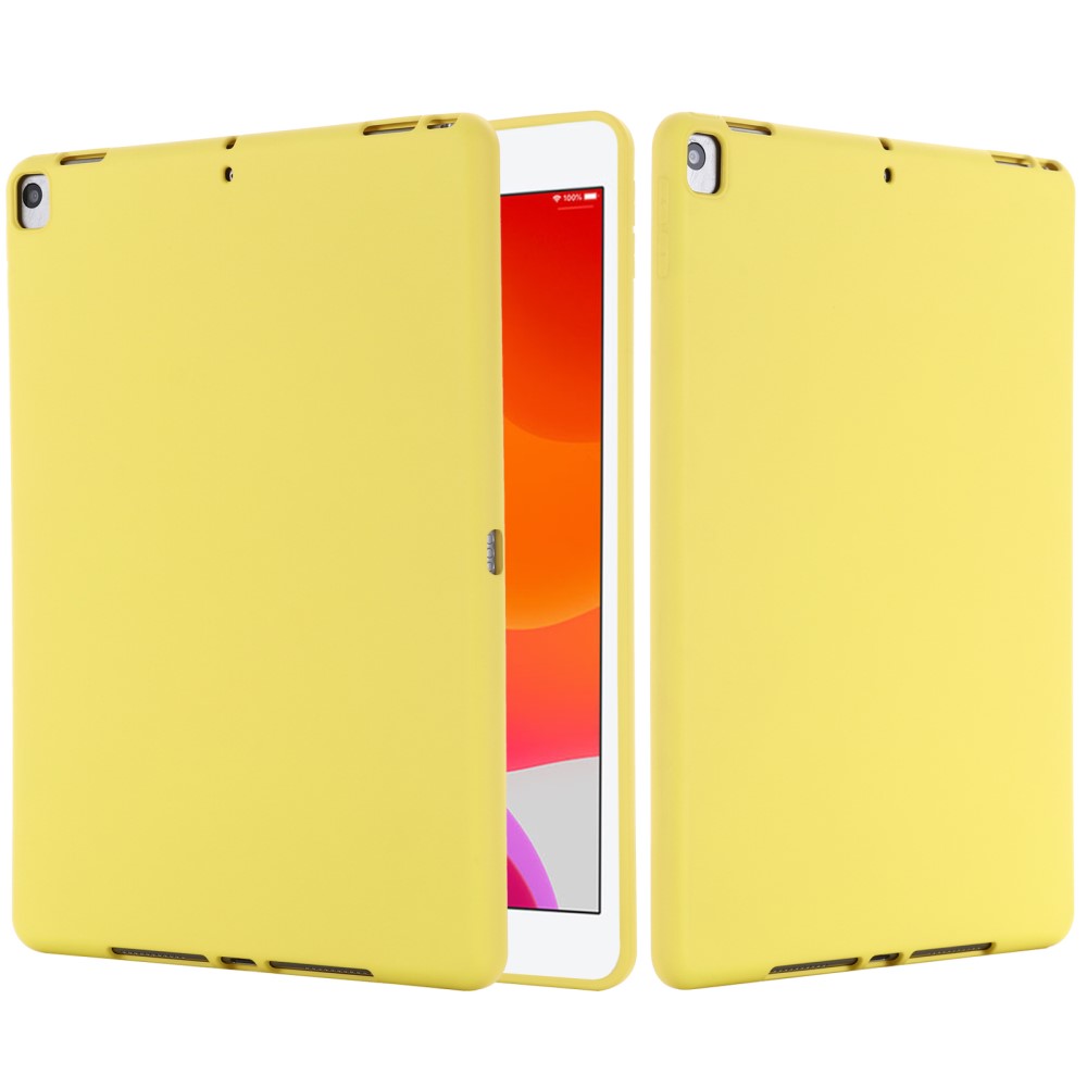  iPad 10.2 2019/2020/2021, Air 10.5 2019 Skal Liquid Silikon Gul
