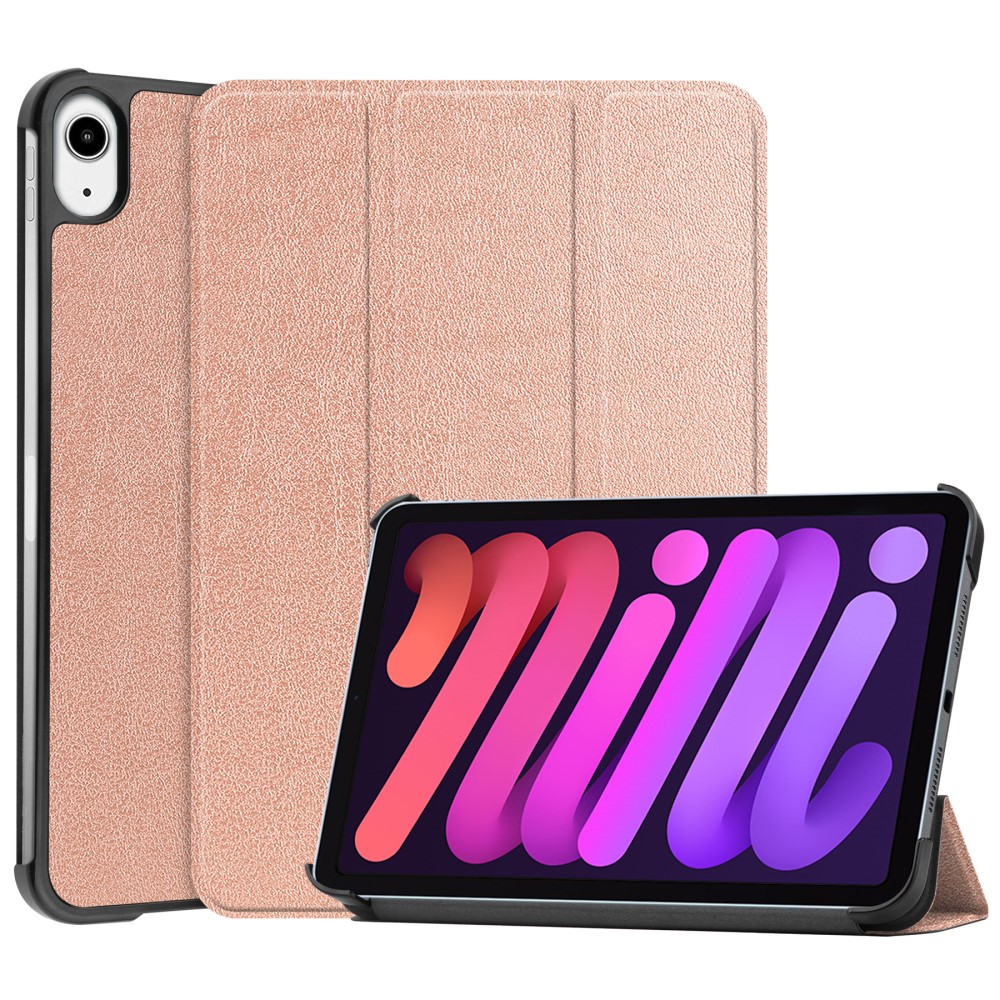  iPad Mini 2024/2021 Fodral Smart Tri-Fold Roséguld