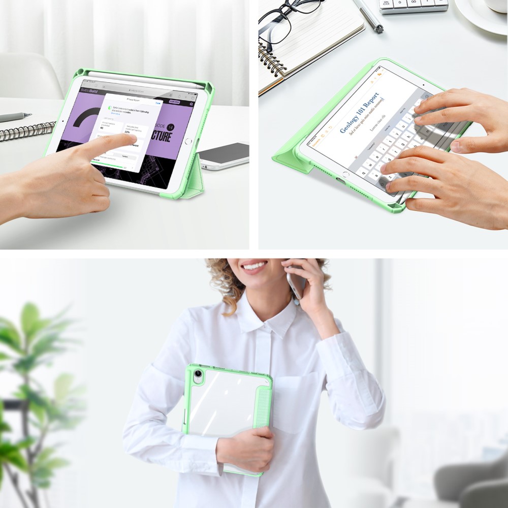 DUX DUCIS DUX DUCIS iPad Mini 2024/2021 Fodral TOBY Tri-Fold Pennhållare