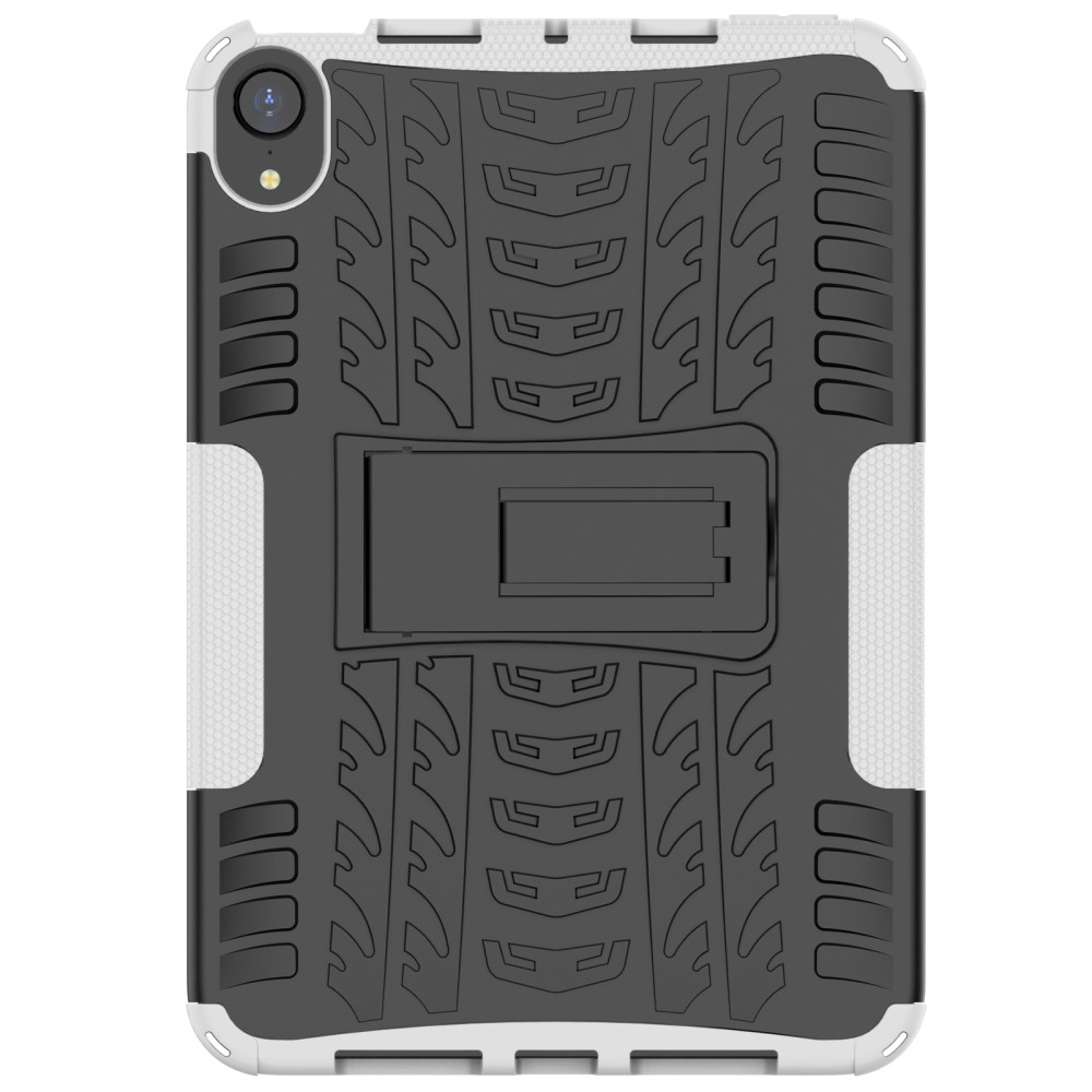  iPad Mini 2024/2021 Skal Rugged Kickstand Armor Vit