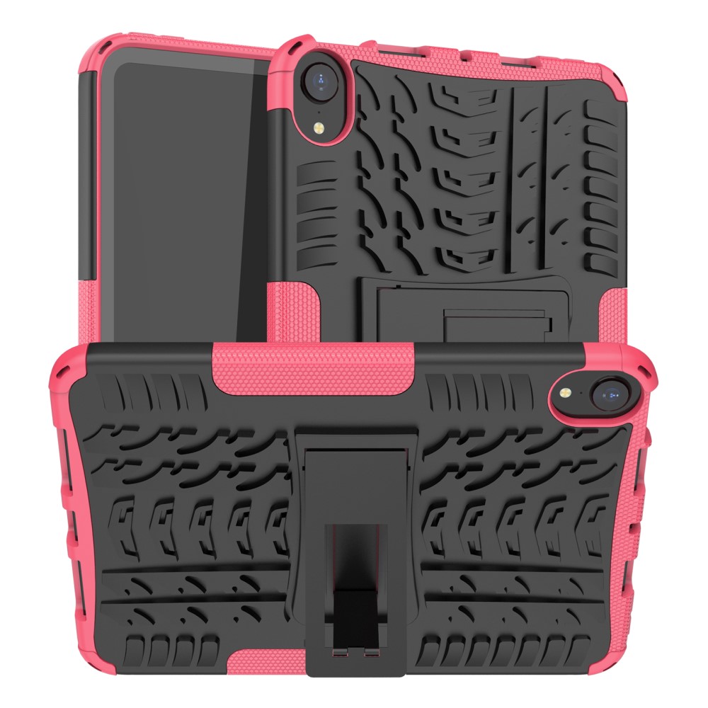  iPad Mini 2024/2021 Skal Rugged Kickstand Armor Rosa