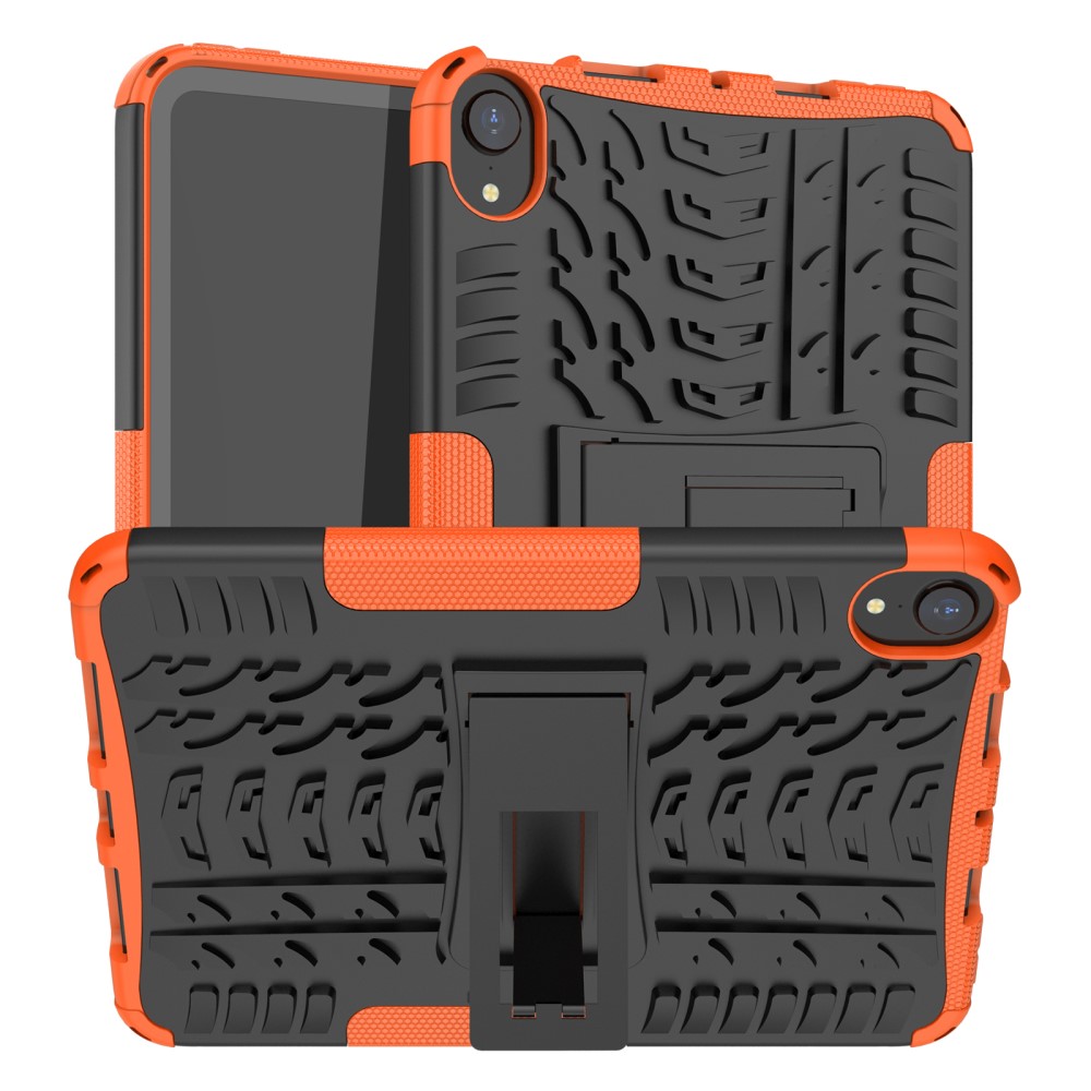  iPad Mini 2024/2021 Skal Rugged Kickstand Armor Orange