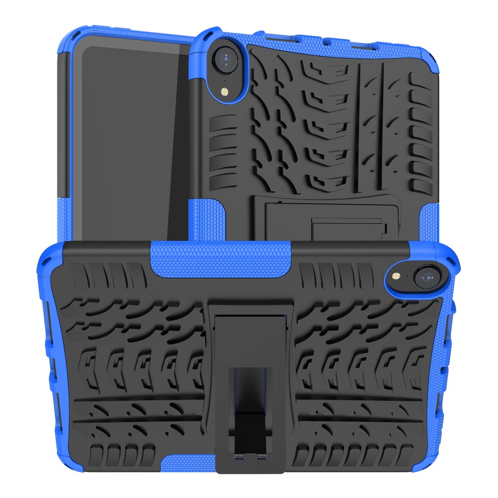  iPad Mini 2024/2021 Skal Rugged Kickstand Armor Blå