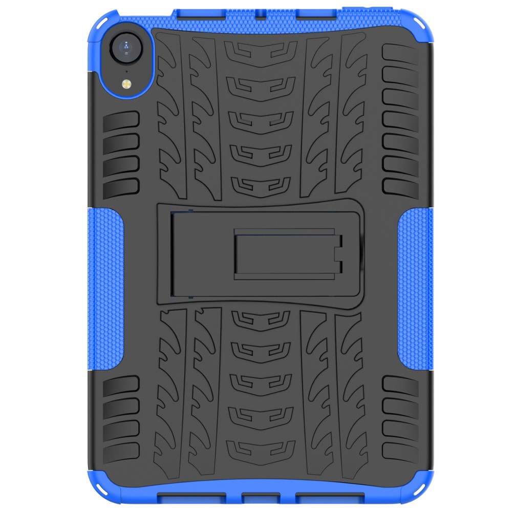  iPad Mini 2024/2021 Skal Rugged Kickstand Armor Blå