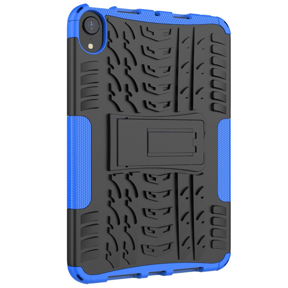 iPad Mini 2024/2021 Skal Rugged Kickstand Armor Blå