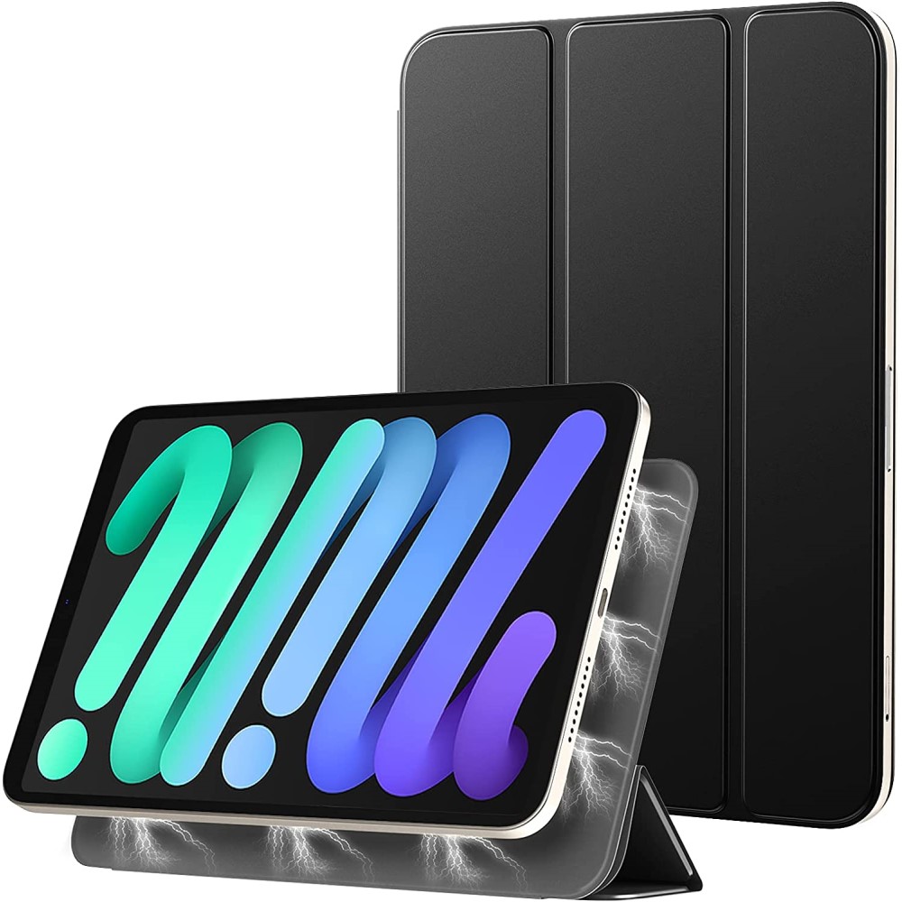  iPad Mini 2024/2021 2in1 Magnetiskt Fodral Svart