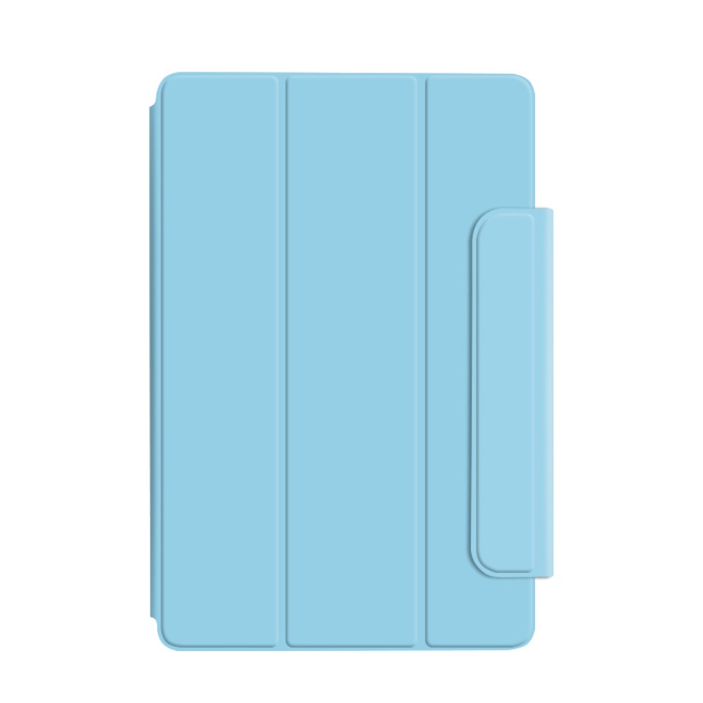  iPad Mini 2024/2021 2in1 Magnetiskt Tri-Fold Fodral Ljus Blå