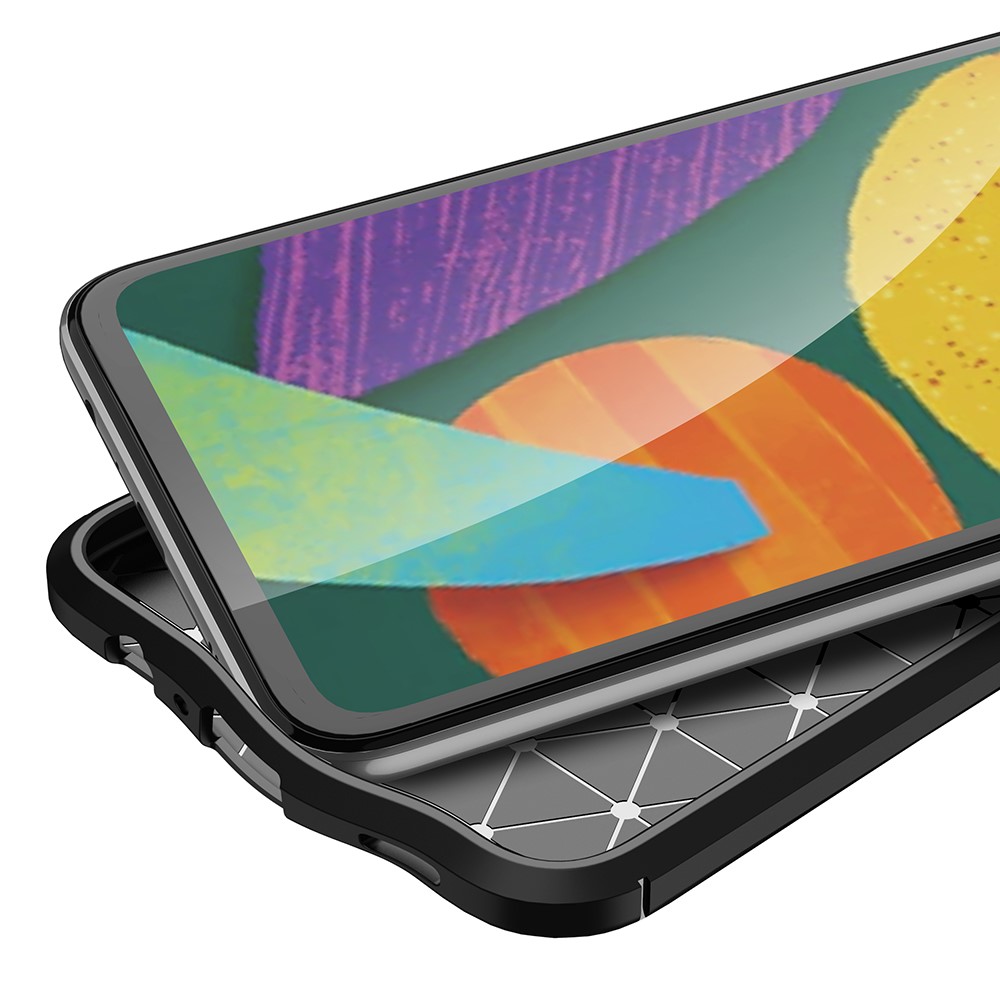  Samsung Galaxy A03s Skal Litchi Textur TPU Blå