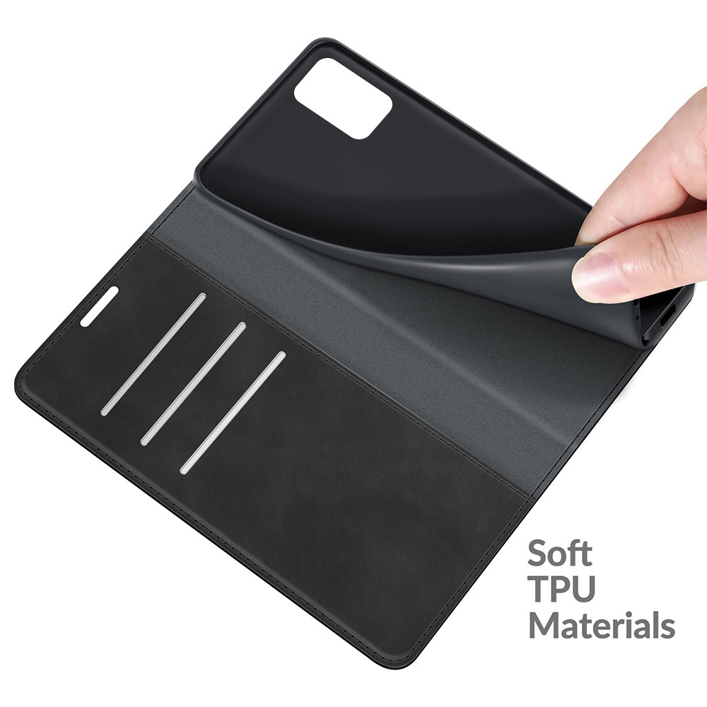  Samsung Galaxy A03s Magnetisk Flip Fodral Svart