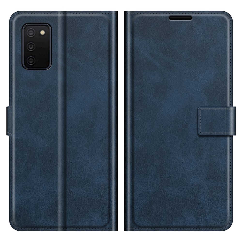  Samsung Galaxy A03s Fodral Läder Blå