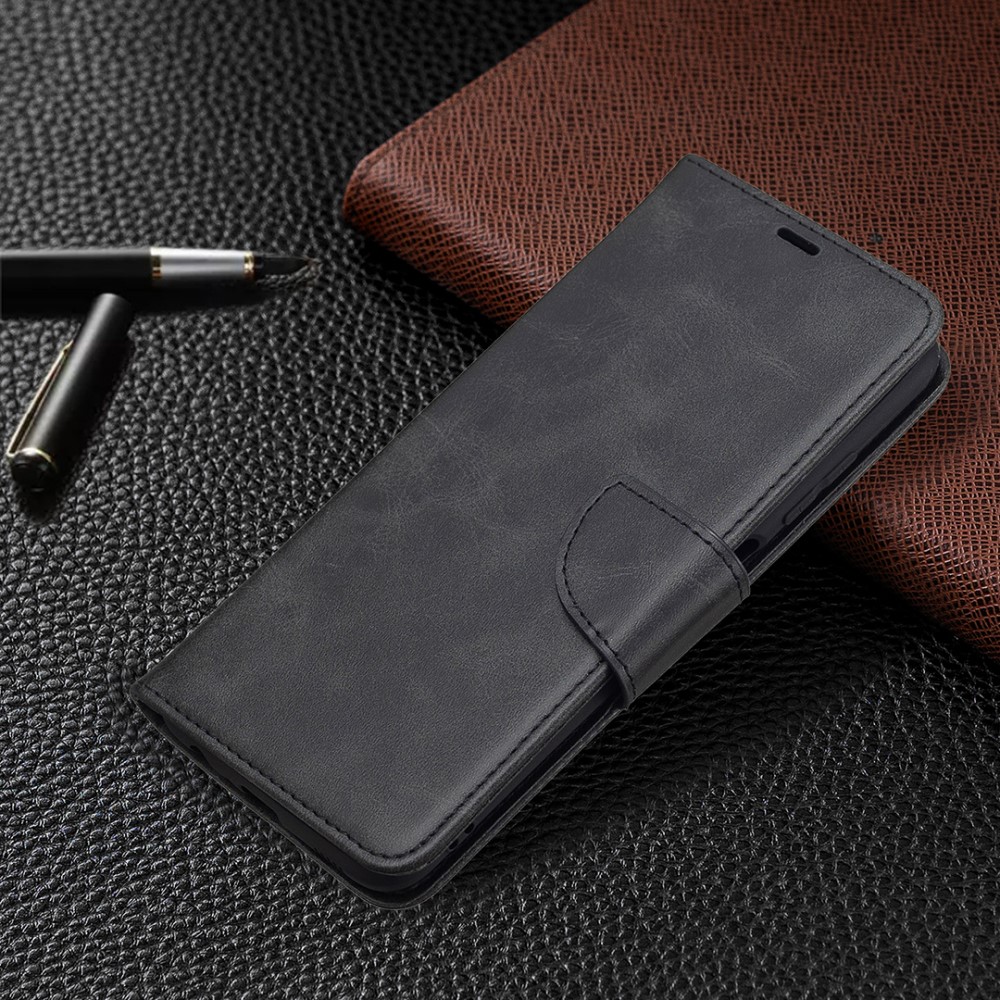  Samsung Galaxy A03s Fodral Läder Solid Shark Svart
